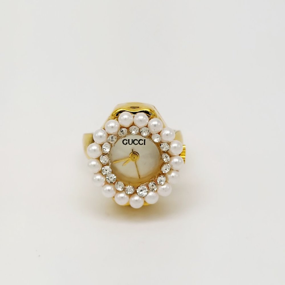 Vintage Gucci gold tone watch ring by migi (Unsigned) works